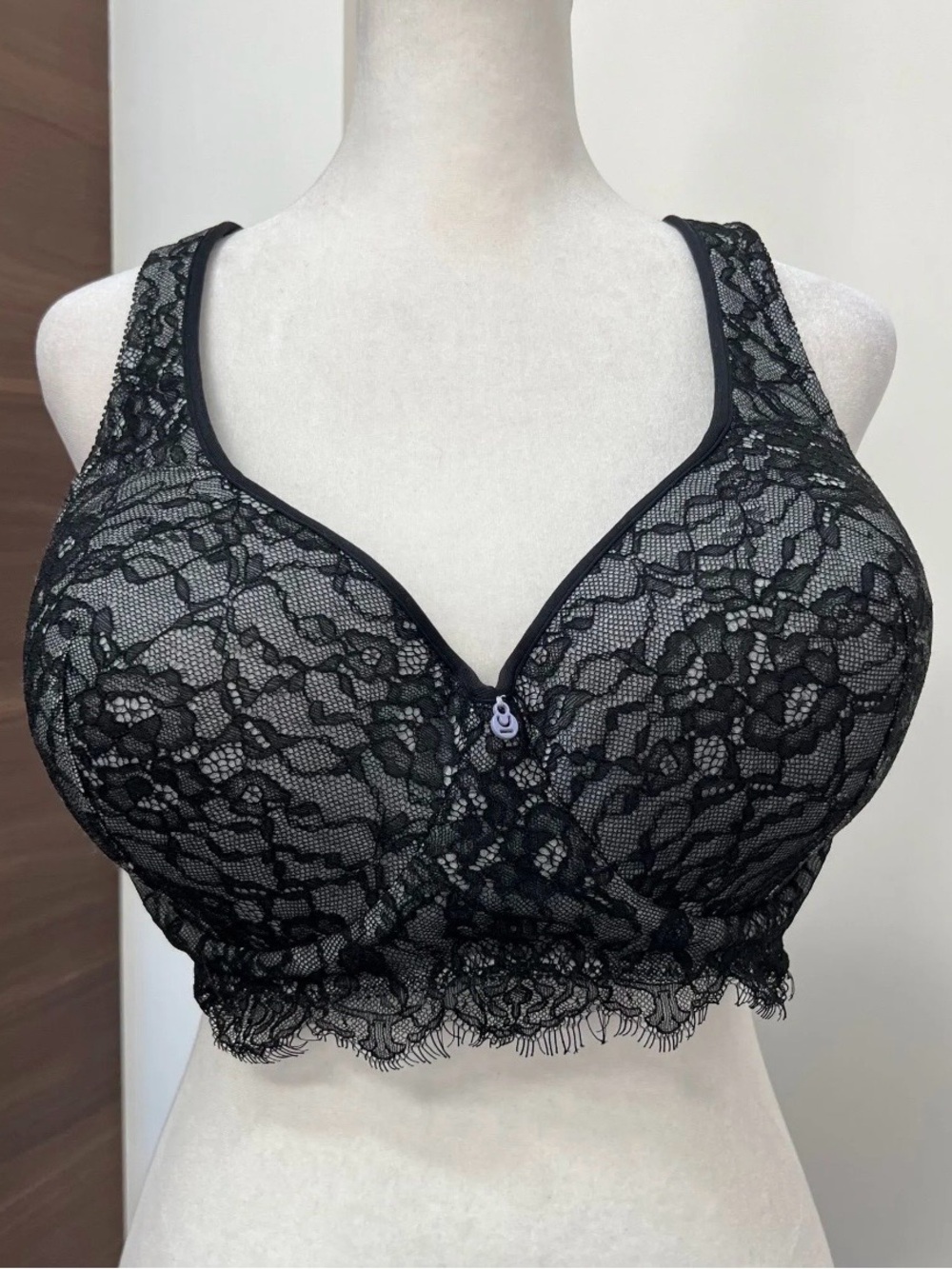 Trusst 36F Black Lace Underwire Bra 744